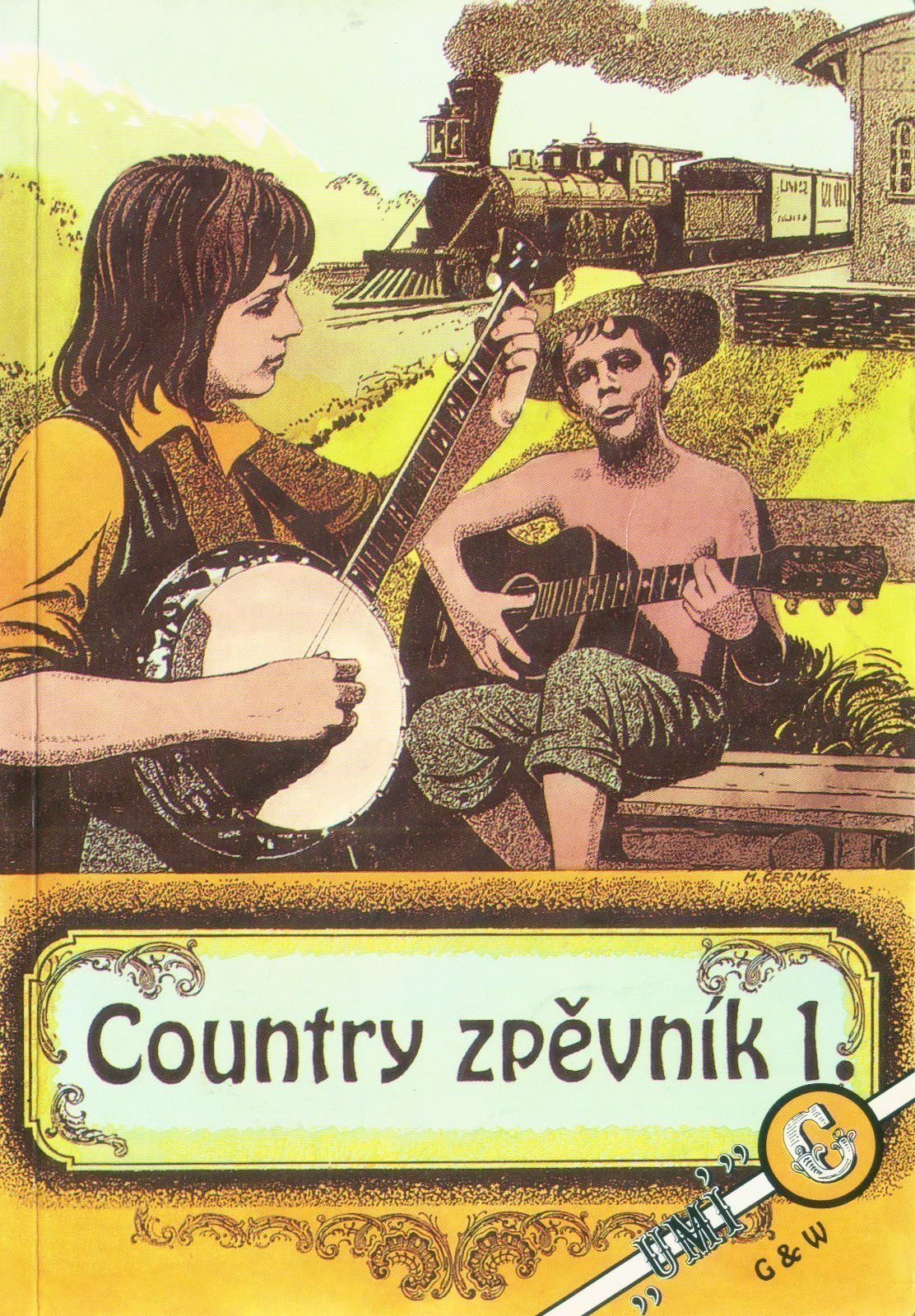 Literatura wokalna G+W Country zpěvník 1. díl Nuty