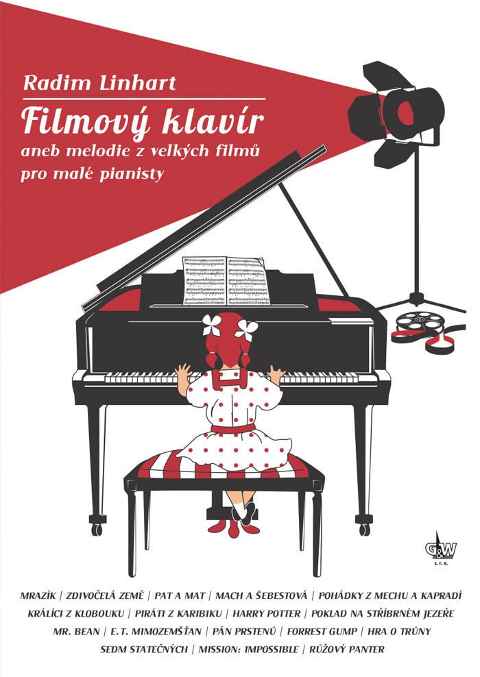 Solo vocal literature Radim Linhart Filmový klavír Music Book