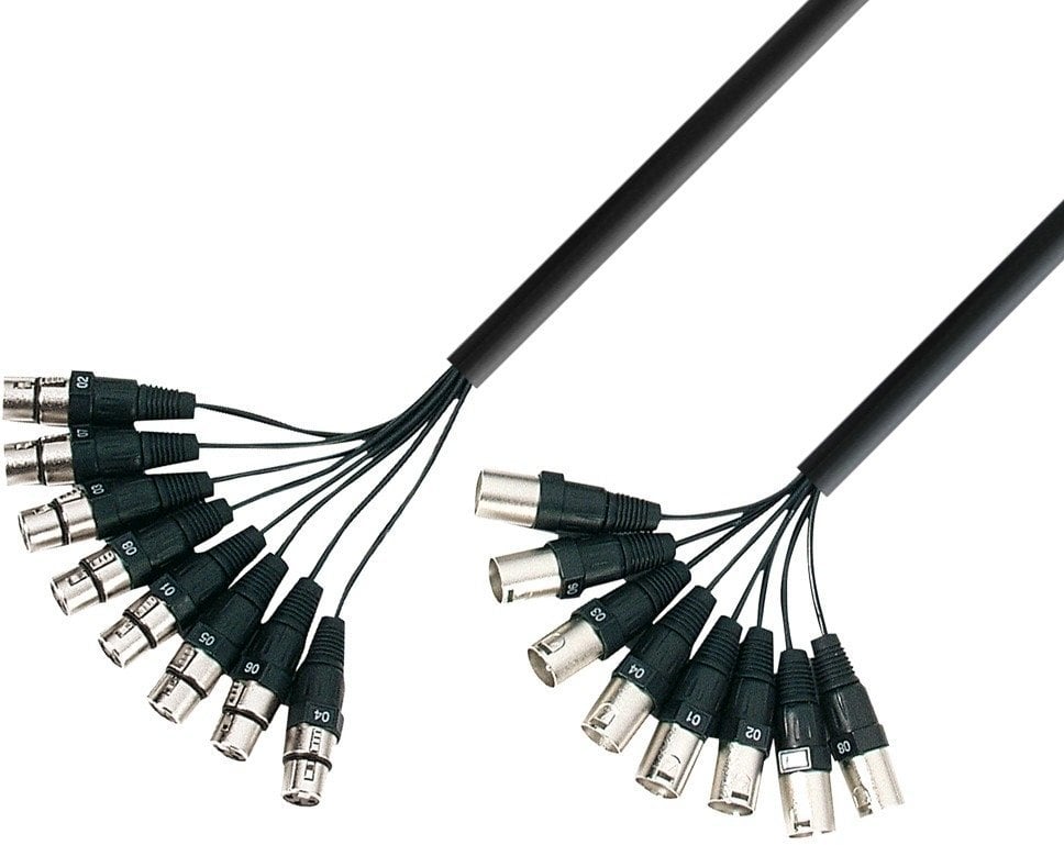 Multicore Cable Adam Hall K3 L8 MF 0500 5 m