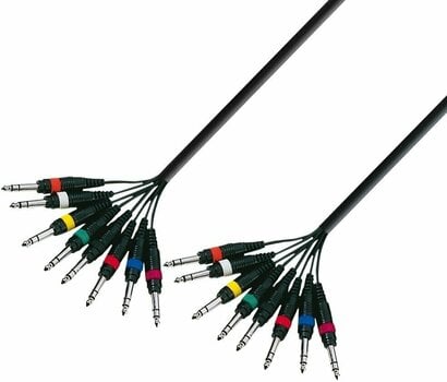 Cablu complet multicolor Adam Hall K3 L8 VV 0300 3 m - 1