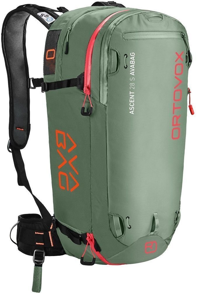 Lyžařský batoh Ortovox Ascent 28 S Avabag Kit Green Isar Lyžařský batoh