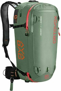 Ski Travel Bag Ortovox Ascent 28 S Avabag Kit Green Isar Ski Travel Bag - 1