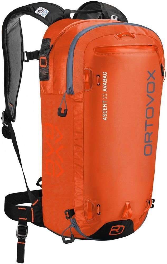 Ski Travel Bag Ortovox Ascent 22 Avabag Kit Crazy Orange Ski Travel Bag