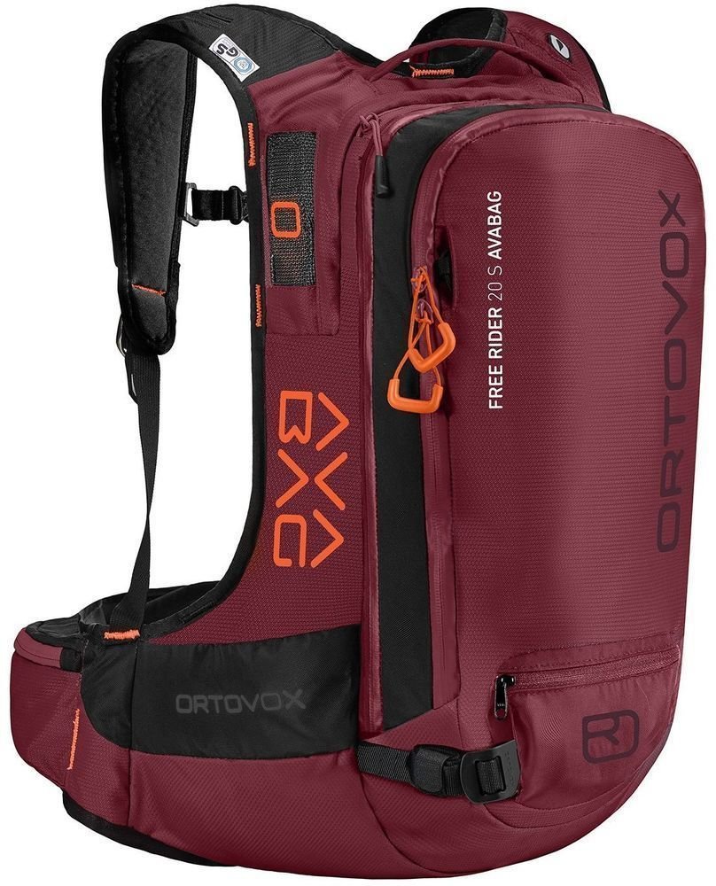 Ski Travel Bag Ortovox Free Rider 20 S Dark Blood Ski Travel Bag
