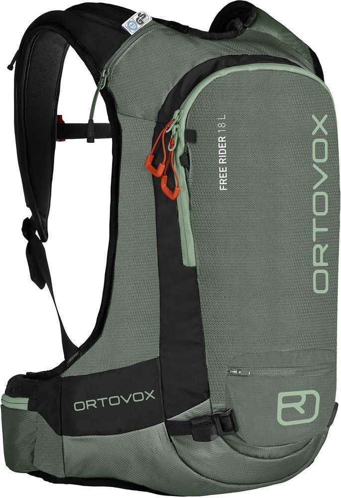 Ski Travel Bag Ortovox Free Rider 18 L Green Forest Ski Travel Bag