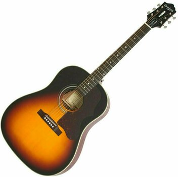Dreadnought elektro-akoestische gitaar Epiphone AJ-45ME Vintage Sunburst - 1