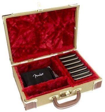 Диатонична устна хармоника Fender John Popper Signature Harmonicas - 7 Pack with Case