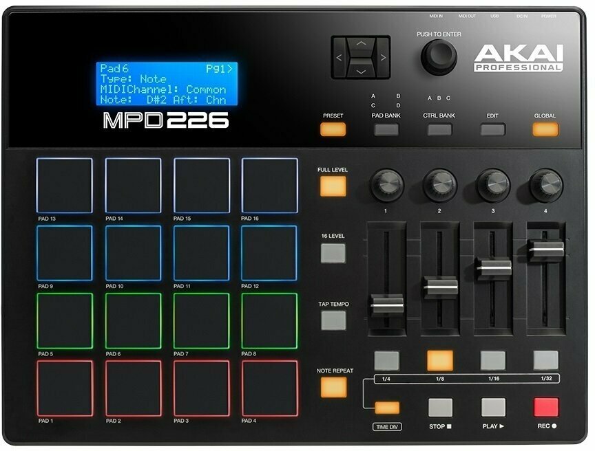 AKAI MPD226 MIDIコントローラー 製品情報：MPD226：AKAI professional