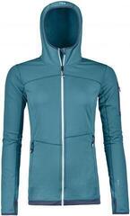 Ortovox Fleece Light Womens Hoody Aqua L Ortovox Fleece Light Womens Hoody Aqua L