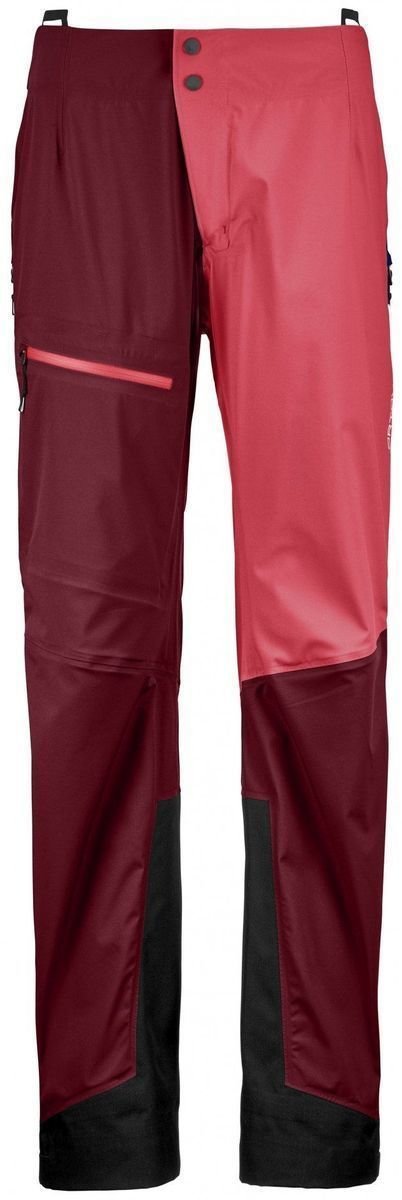 Pantalons de ski Ortovox 3L Ortler W Dark Blood XS