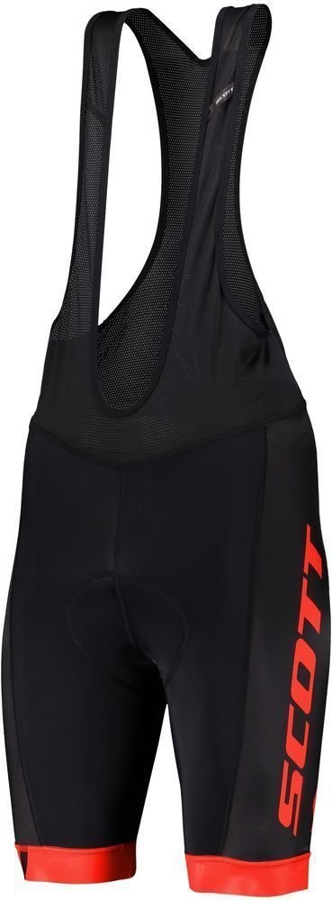 Fietsbroeken en -shorts Scott Bibshorts RC Team ++ Black/Fiery Red L Fietsbroeken en -shorts