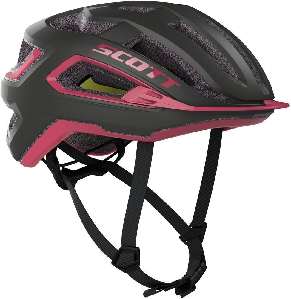 Каска за велосипед Scott Arx Plus Dark Grey/Pink M Каска за велосипед