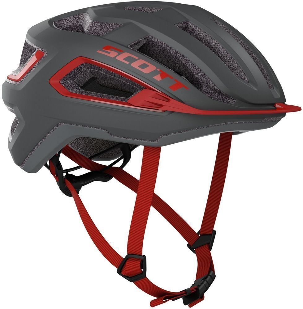 Cyklistická helma Scott Arx Dark Grey/Red M Cyklistická helma