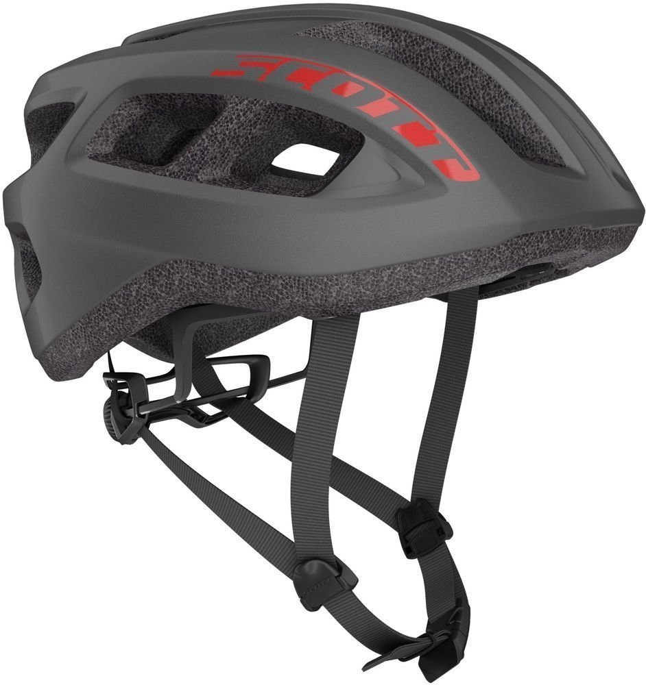 Cyklistická helma Scott Supra Road (CE) Helmet Dark Grey/Red UNI (54-61 cm) Cyklistická helma