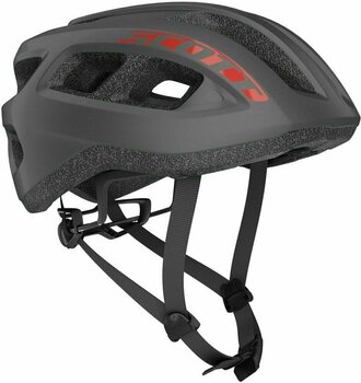 Fietshelm Scott Supra Road (CE) Helmet Dark Grey/Red UNI (54-61 cm) Fietshelm - 1