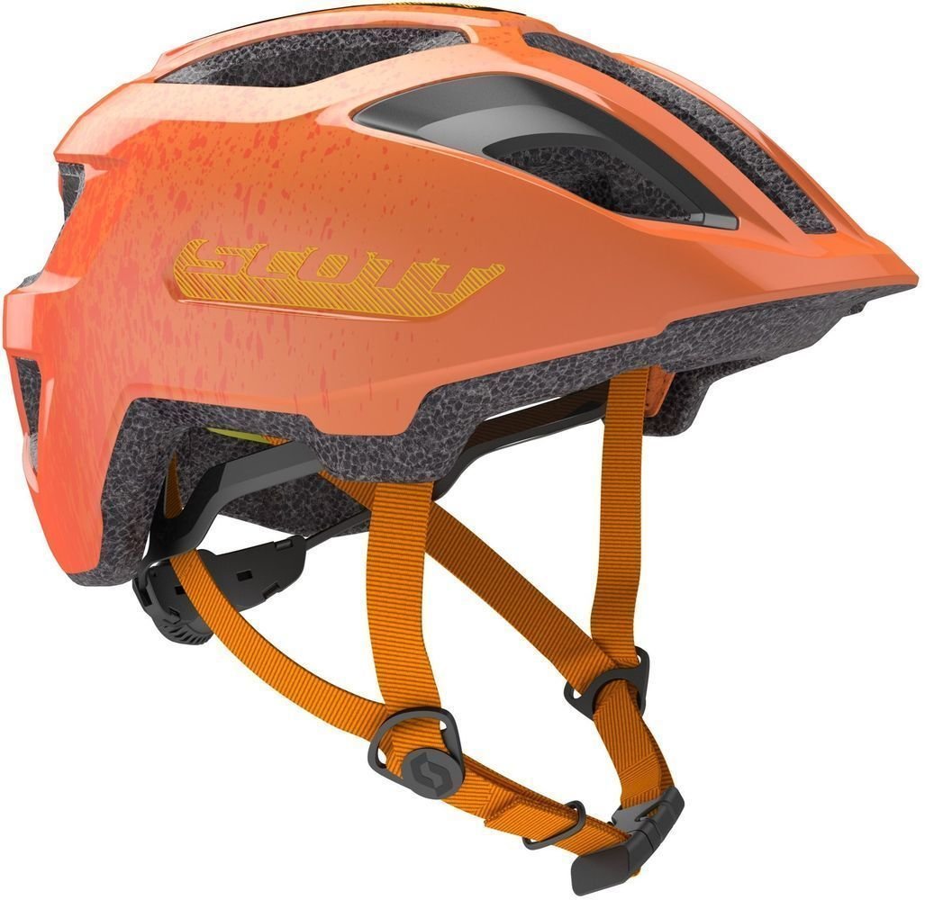 Casco de bicicleta para niños Scott Spunto Plus Fire Orange One Size Casco de bicicleta para niños