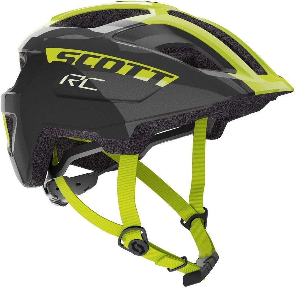 Otroška kolesarska čelada Scott Spunto Plus Black/Radium Yellow RC Samo ena velikost Otroška kolesarska čelada