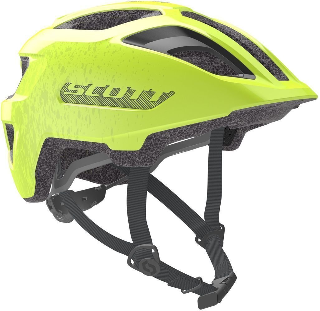 Dětská cyklistická helma Scott Spunto Yellow Fluorescent 50-56 cm Dětská cyklistická helma
