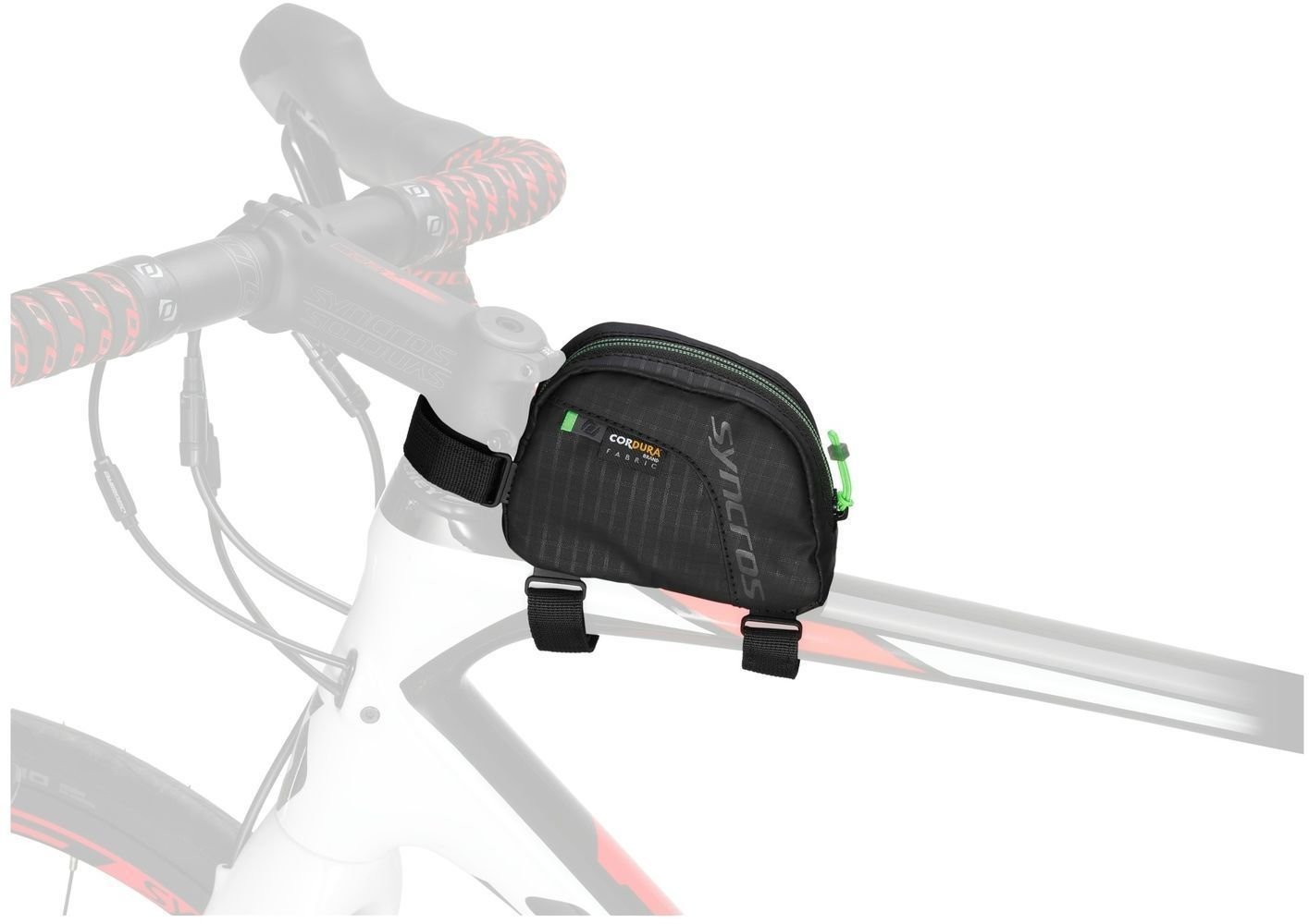 Bolsa de bicicleta Syncros Frame Digital Black 0,35 L Bolsa de bicicleta
