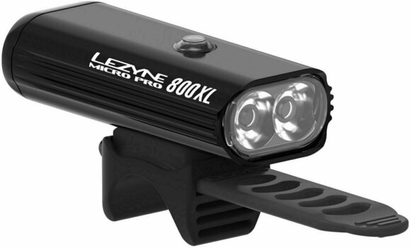 Cycling light Lezyne Micro Drive Pro 800 lm Black/Hi Gloss Cycling light - 1