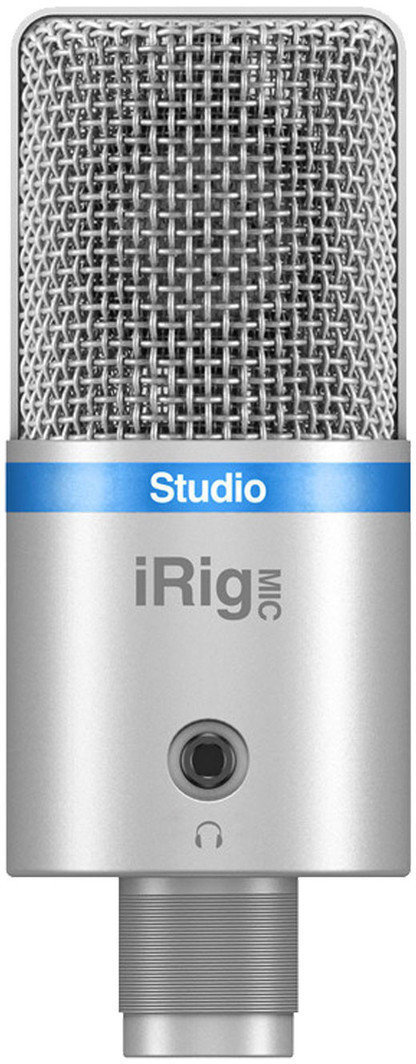 Microfoon voor smartphone IK Multimedia iRig Mic Studio Silver