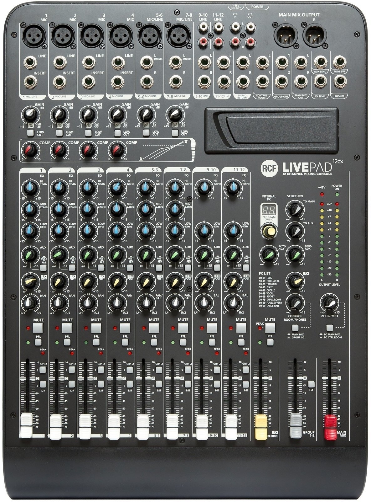 Mixer analog RCF L-PAD 12CX