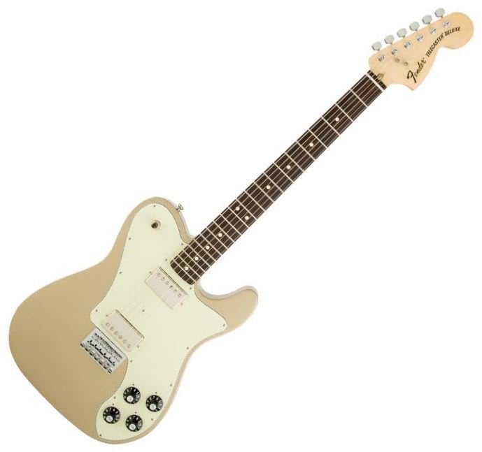 Electric guitar Fender Chris Shiflett Telecaster Deluxe Shoreline Gold