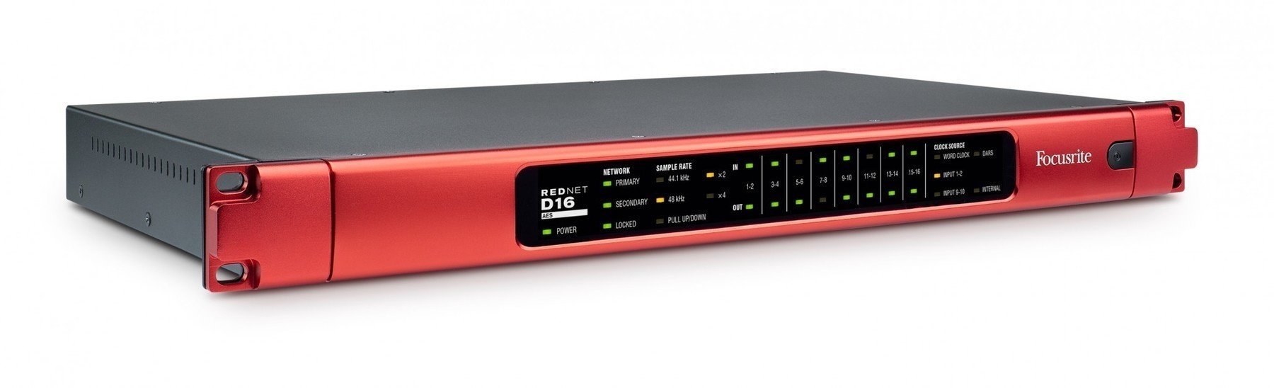 Interface de áudio Ethernet Focusrite RedNet D16 AES