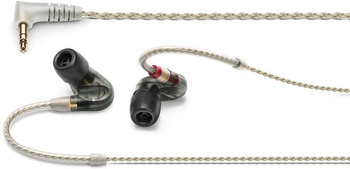 Ušesne zanke slušalke Sennheiser IE 500 Pro Smoky Black
