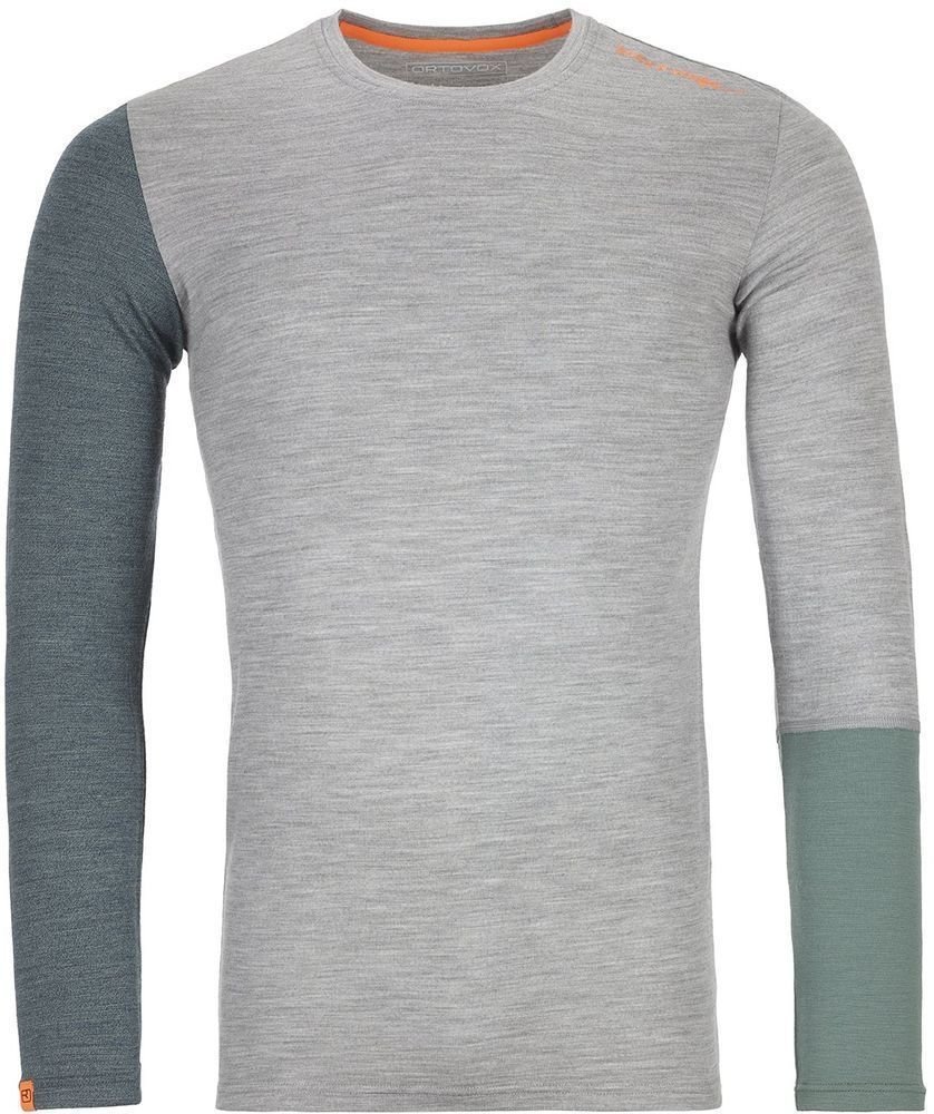 Thermo ondergoed voor heren Ortovox 185 Rock 'N' Wool M Grey Blend XL Thermo ondergoed voor heren