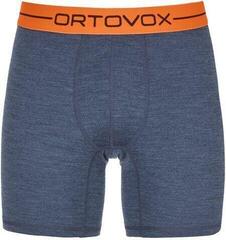 Ortovox 185 Rock 'N' Wool Mens Boxer Night Blue Blend L Ortovox 185 Rock 'N' Wool Mens Boxer Night Blue Blend L