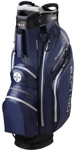 Golf torba Big Max Dri Lite Active Navy/Black/Silver Cart Bag