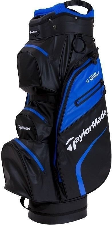 Torba golfowa TaylorMade Deluxe Black/White/Blue Torba golfowa
