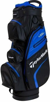 Golf Bag TaylorMade Deluxe Black/White/Blue Golf Bag - 1