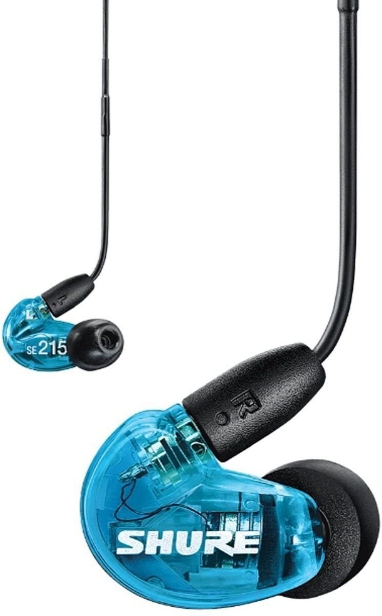 Slušalke za v uho Shure SE215SPE-B+UNI-EFS Modra