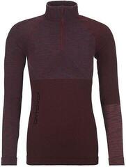 Ortovox 230 Competition Womens Zip Neck Dark Wine Blend XS Ortovox 230 Competition Womens Zip Neck Dark Wine Blend XS
