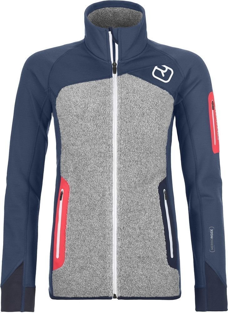 Μπουφάν Outdoor Ortovox Fleece Plus W Night Blue L Μπουφάν Outdoor