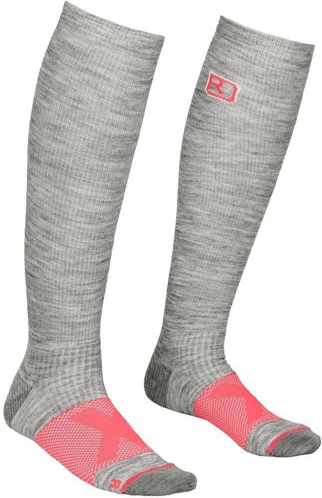 Ponožky Ortovox Tour Compression W Grey Blend 35-38 Ponožky