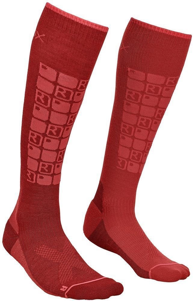 Lyžiarske ponožky Ortovox Ski Compression W Dark Blood Lyžiarske ponožky