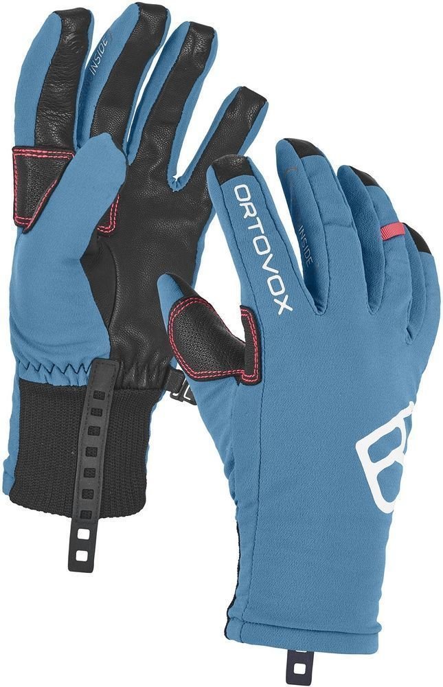 Ski Gloves Ortovox Tour Gloves W Blue Sea XS Ski Gloves