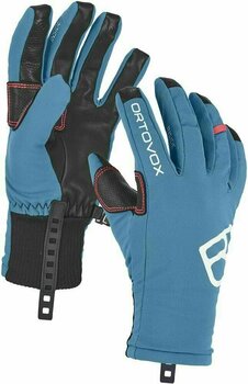 Ski Gloves Ortovox Tour Gloves W Blue Sea S Ski Gloves - 1