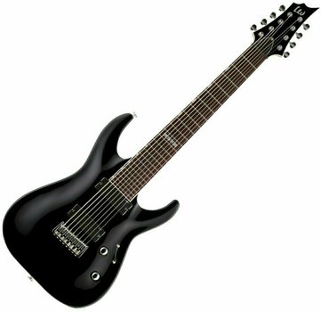 8 струнна електрическа китара ESP LTD H-208 Black - 1