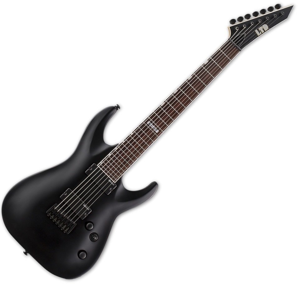 7-string Electric Guitar ESP LTD MH-207 Black Satin