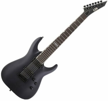 Guitare électrique ESP LTD MH-337 Black Satin - 1