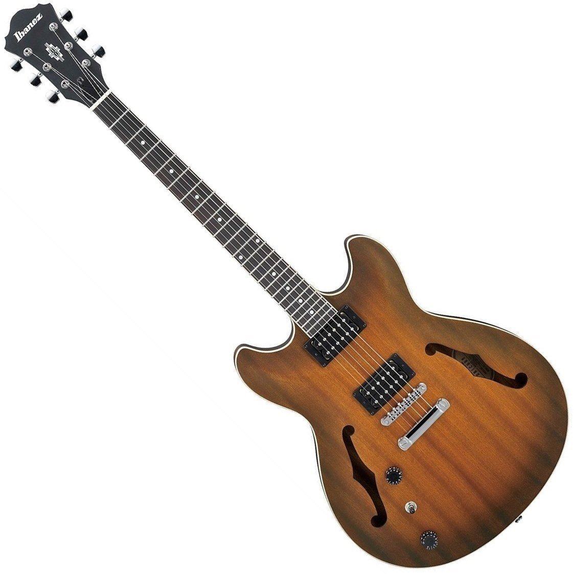 Semi-akoestische gitaar Ibanez AS53L-TF Tobacco Flat