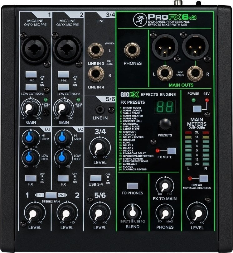 Mixing Desk Mackie PROFX6 V3 (Just unboxed)