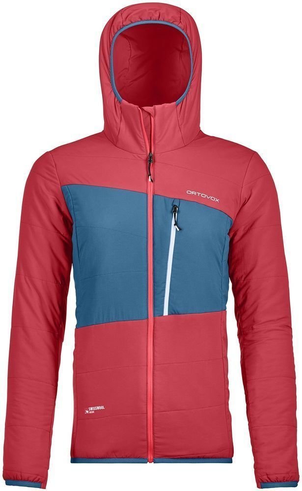 Ski Jacket Ortovox Swisswool Zebru W Hot Coral M