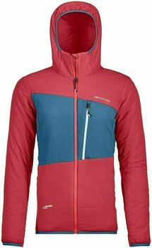 Ski Jacket Ortovox Swisswool Zebru W Hot Coral M - 1