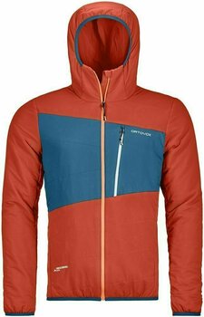 Ski Jacket Ortovox Swisswool Zebru M Crazy Orange M - 1