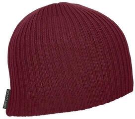 Ortovox Double Rib Logo Beanie Dark Blood Ortovox Double Rib Logo Beanie Dark Blood